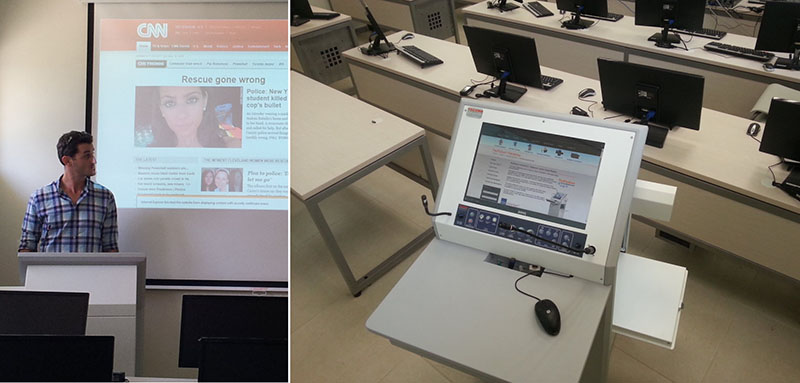 עמדות מרצה של טכום במכללת אשקלון