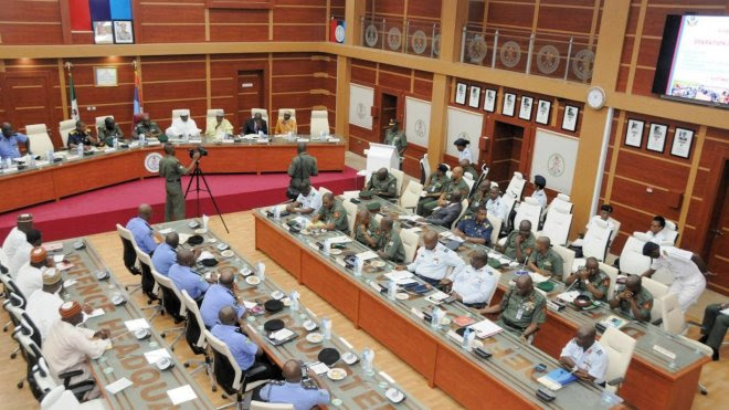 אולם הדיונים של מטה ההגנה של צבא ניגריה