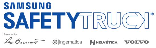 קירות וידאו במשאית הבטוחה של סמסונג