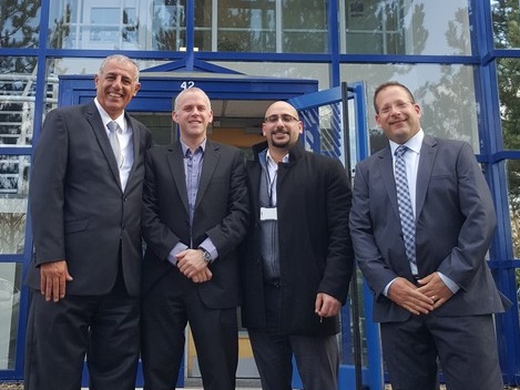 ביקור אנשי אוריקון במשרדי אופטומה