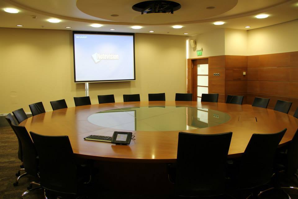 חדר ישיבות דקל באוניברסיטת בן גוריון