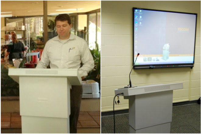 עמדות מרצה טקפודיום פריזנטר של טכום אלקטרוניקה