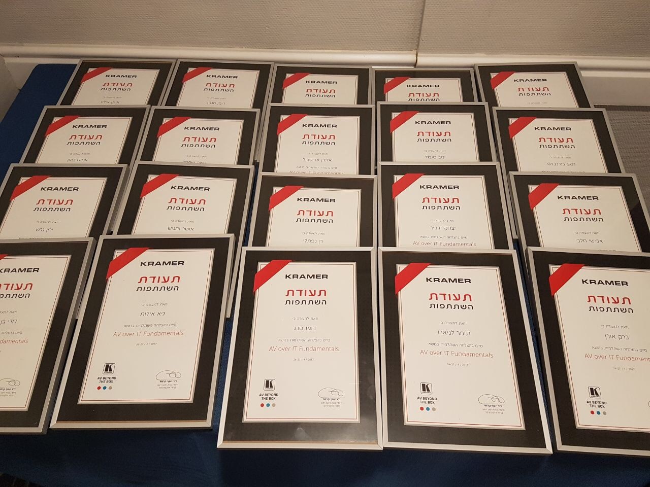 השתלמות קרמר AV OVER IT
