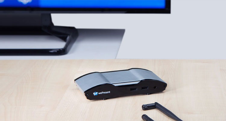 WePresent - מוצר מצגות אלחוטיות של חברת Barco