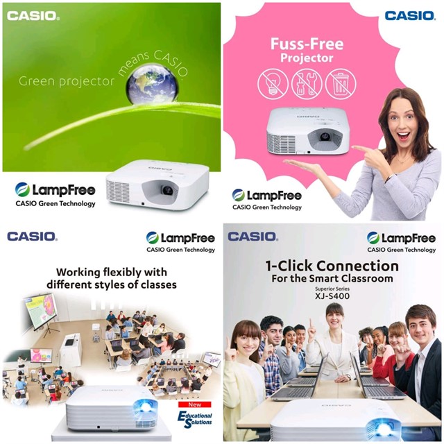 קסיו casio מקרנים